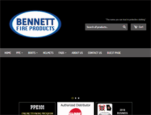 Tablet Screenshot of bennettfireproducts.com